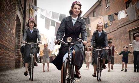 Call the Midwife  'We don't go out on bikes.'