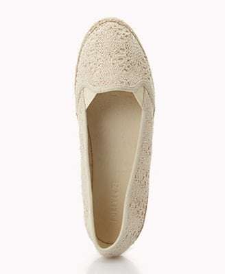 Crocheted Espadrille Slip-Ons Was-CAD $17.80 Now-CAD $12.00