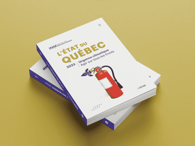 L'état du Québec 2023 - Urgence climatique: agir sur tous les fronts