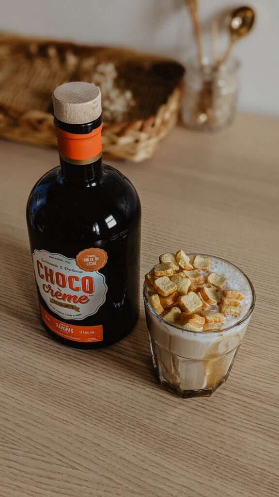 Café glacé au Dulce de Leche et aux céréales Choco Crème