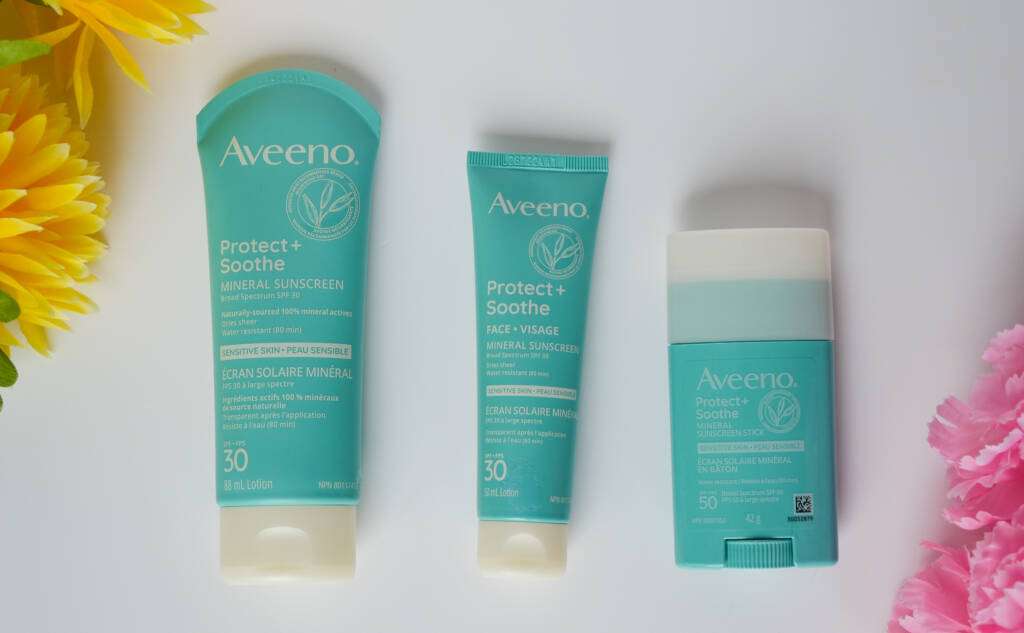 Aveeno Protect + Soothe écrans solaires