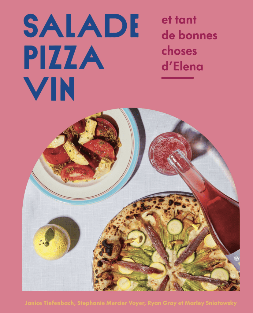 Elena livre de recettes Salade pizza vin
