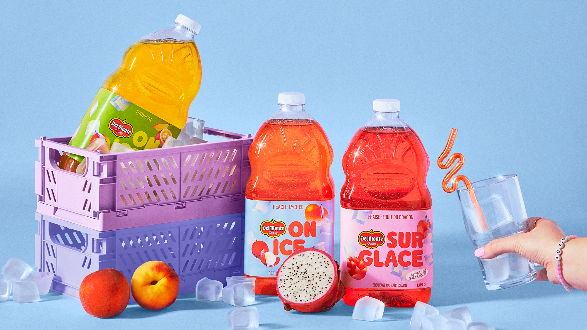 Del Monte sur glace boissons rafraîchissantes