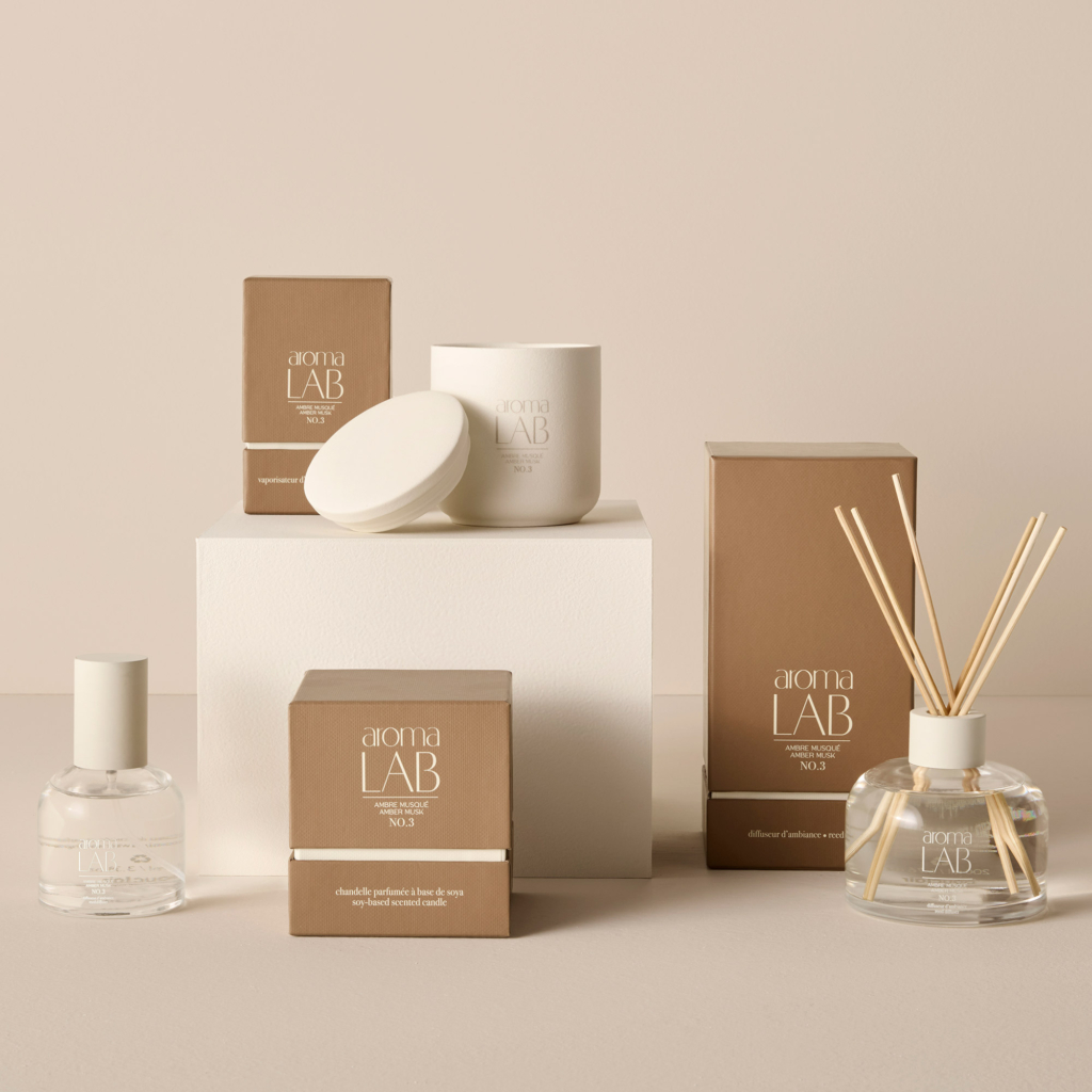 Collection ambre musqué Aroma Lab Bouclair