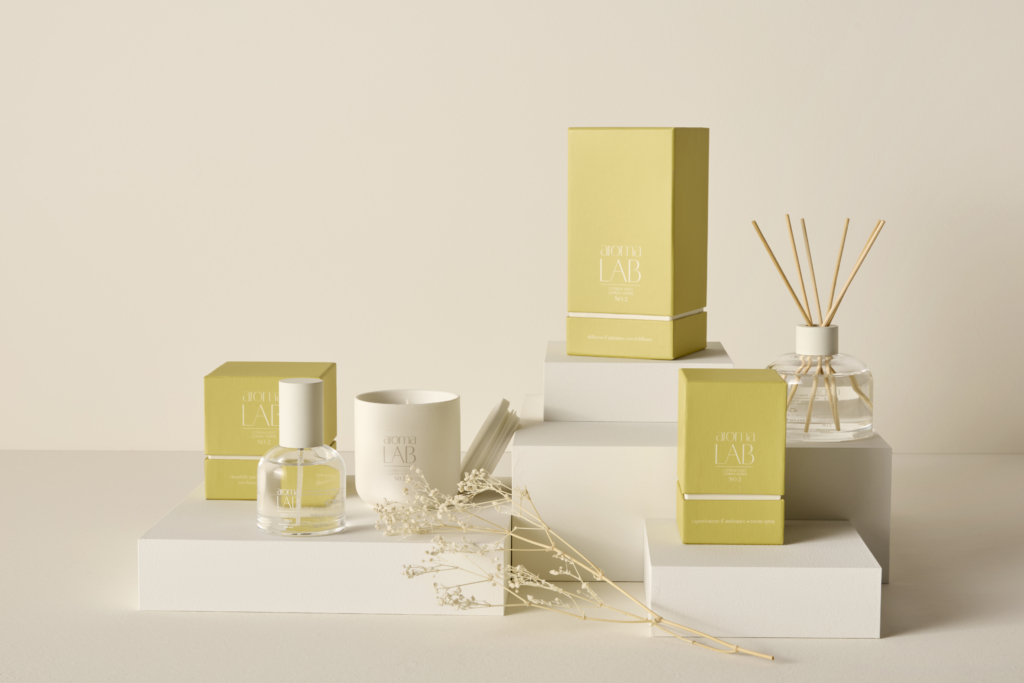 Collection citron vert Aroma Lab Bouclair