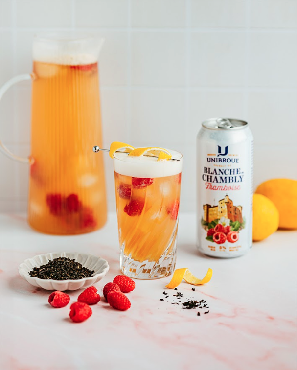 Blanche de Chambly framboise et thé noir, Unibroue