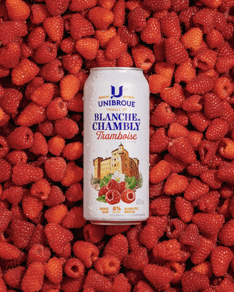 Blanche de Chambly framboise et thé noir, Unibroue