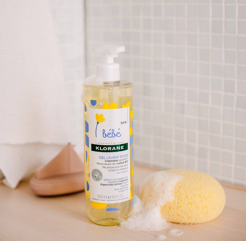 Le gel lavant doux klorane