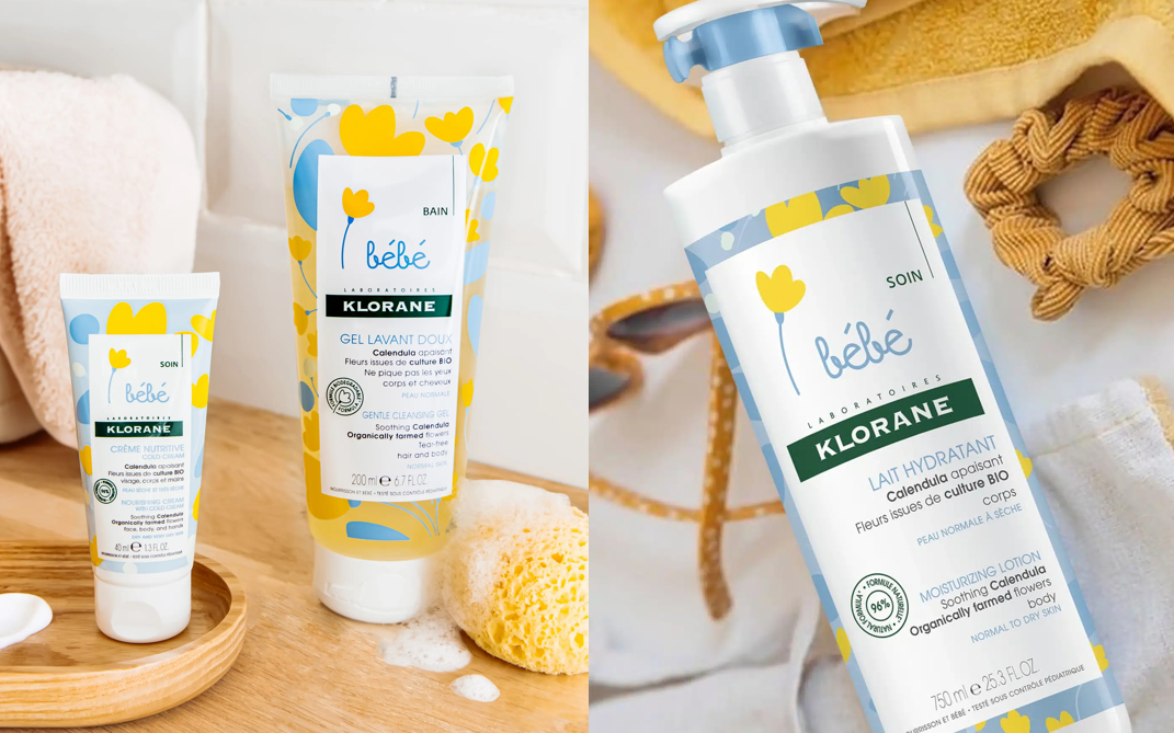 Soins pour bébés de Klorane : une gamme entre douceur et efficacité