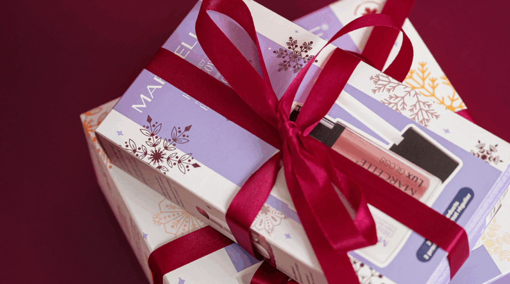 4 coffrets beauté signés Marcelle et Watier à glisser sous le sapin