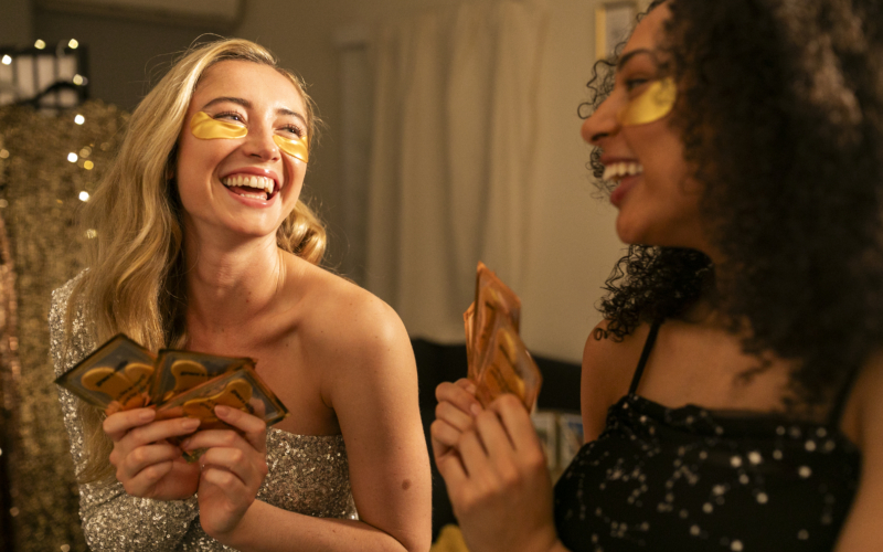 grace & stella : des masques pour les yeux parfaits pour les bas de Noël