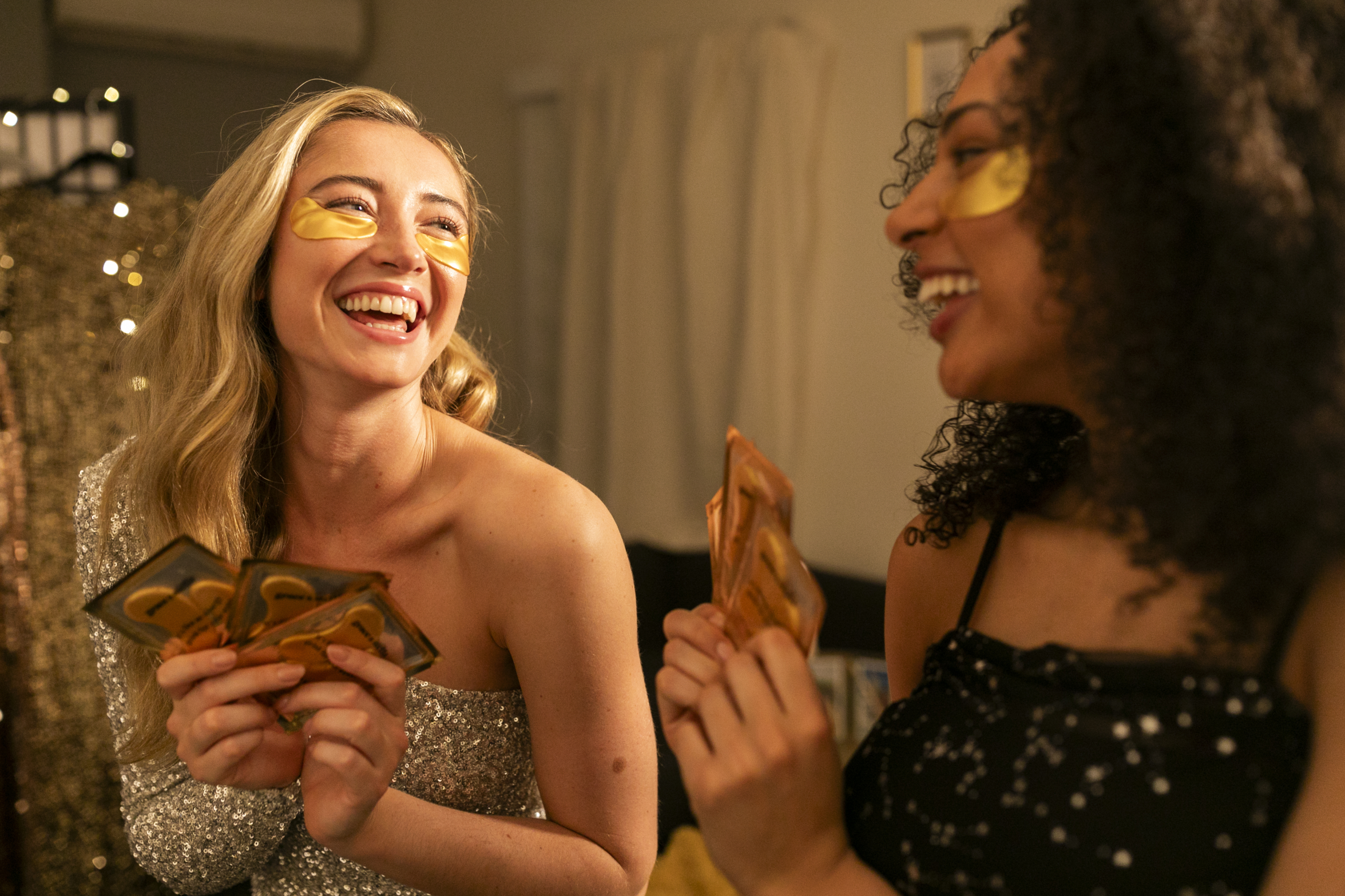 grace & stella : des masques pour les yeux parfaits pour les bas de Noël