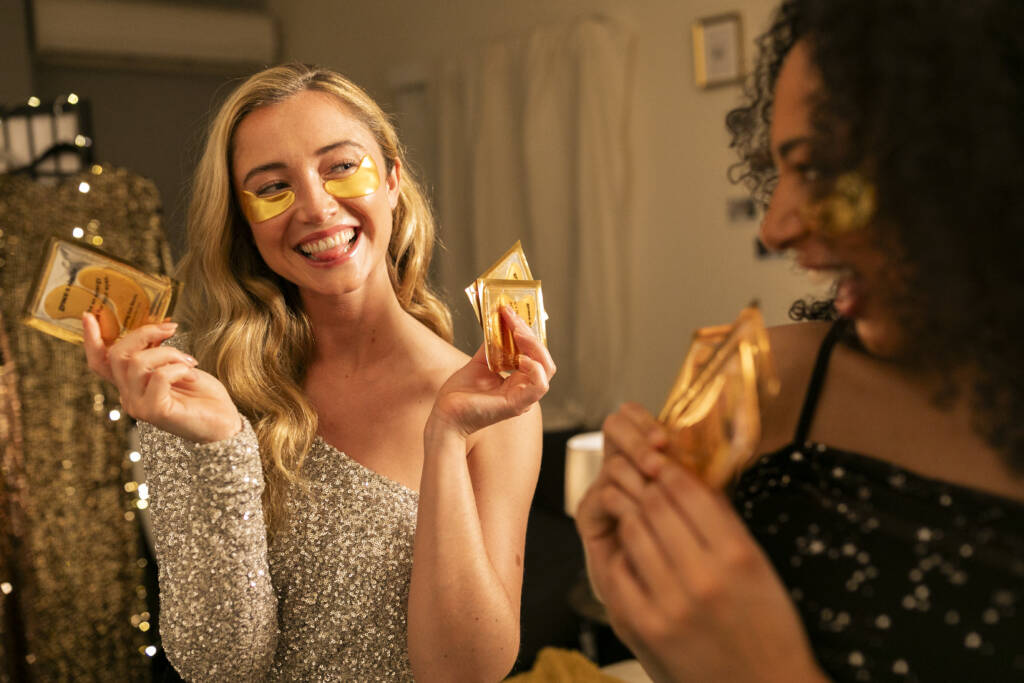 grace & stella : des masques pour les yeux parfaits pour les bas de Noël