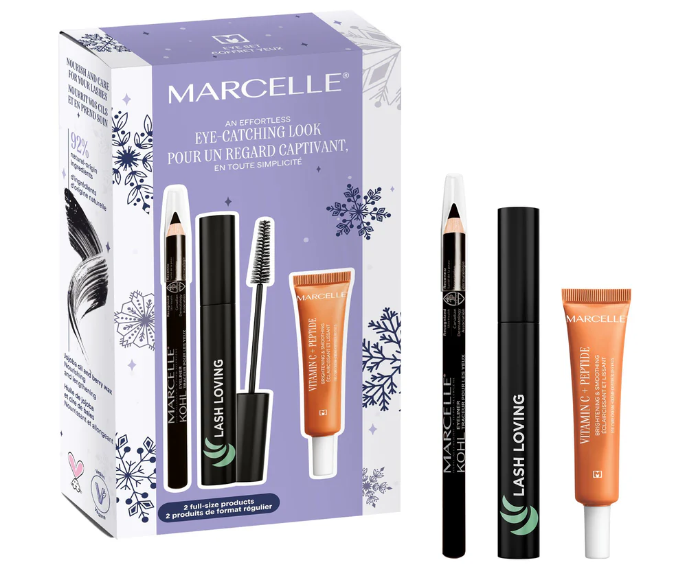 4 coffrets beauté signés Marcelle et Watier à glisser sous le sapin