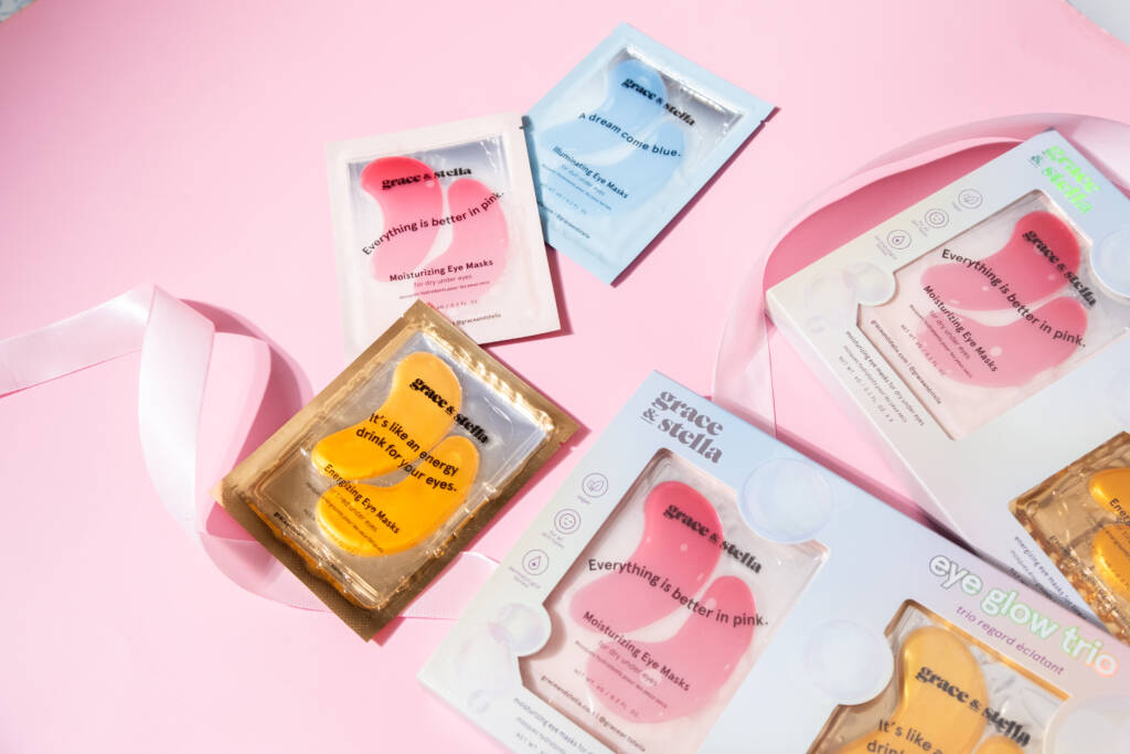 grace & stella : des masques pour les yeux parfaits pour les bas de Noël