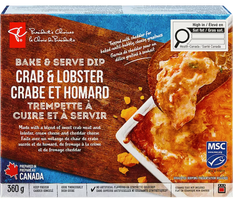 Journal Trouvailles des Fêtes PC : des tablées gourmandes sans efforts Trempette à cuire et à servir au crabe et au homard