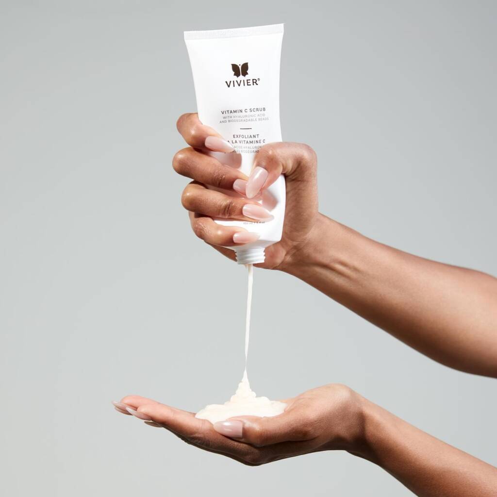 Vivier : des soins luxueux pour les Fêtes Exfoliant à la vitamine C