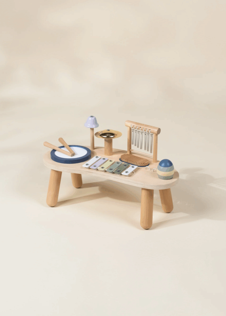 Lajoué Coco Village Station de jeu musicale en bois