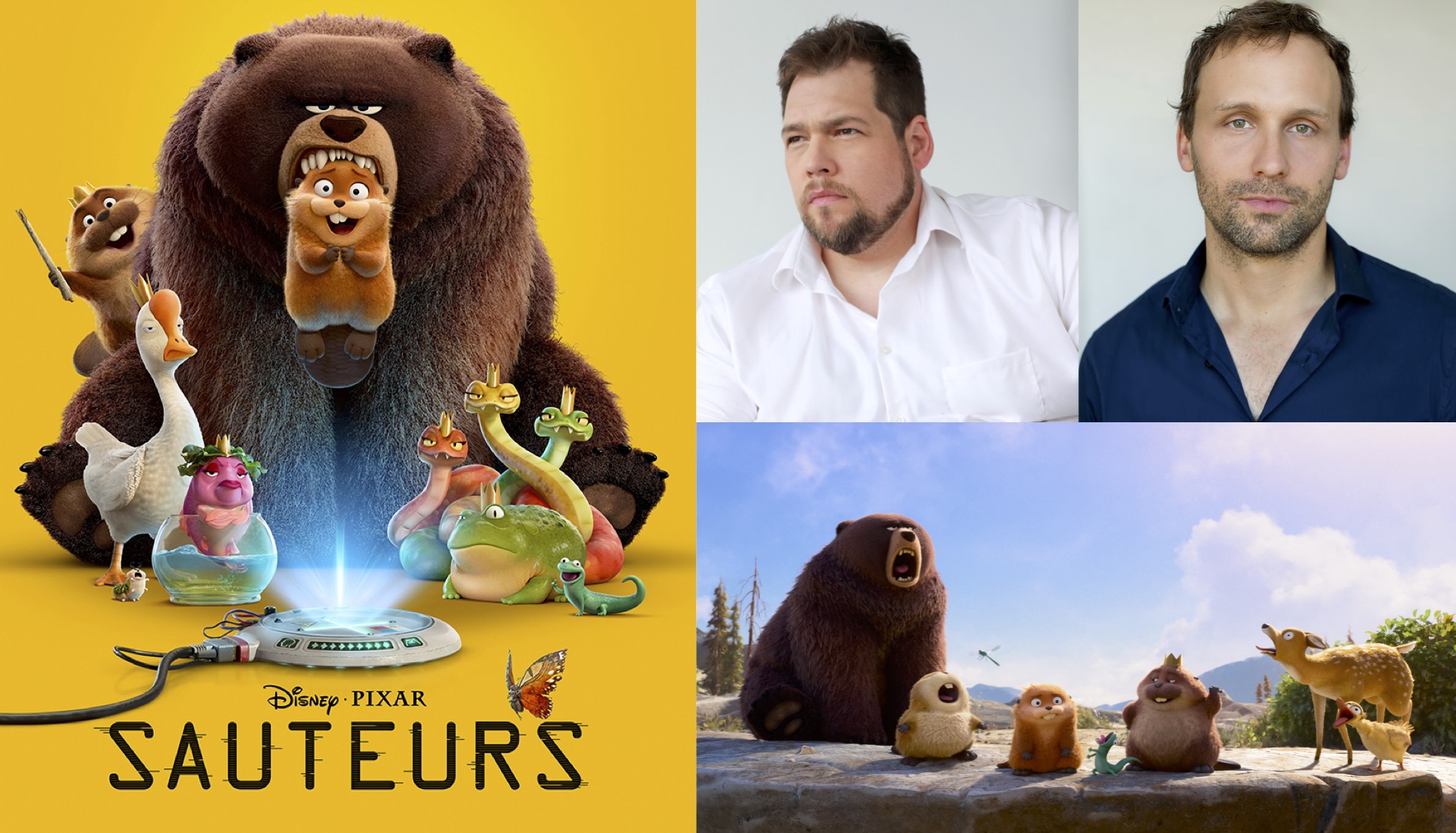 Entrevue : Guillaume Cyr et Émile Proulx-Cloutier prêtent leurs voix à Sauteurs, le nouveau long métrage de Pixar, Boucle Magazine