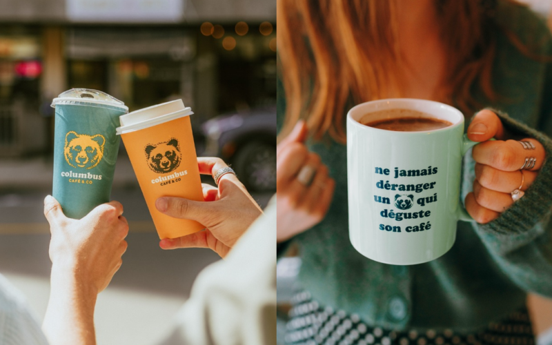 Columbus Café : l'ours jaune à la maison