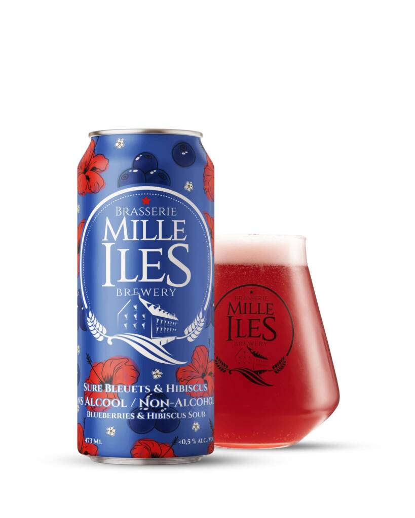 bière sure Bleuets & Hibiscus   mille iles
