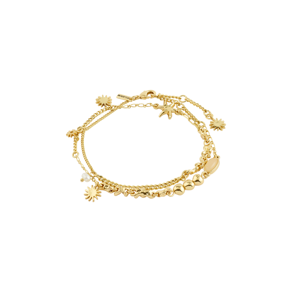 Collier et bracelet breloques 2-en-1 pilgrim