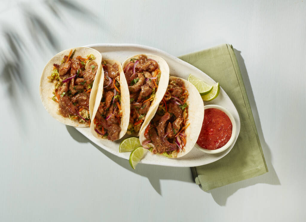 Tacos au porc bulgogi à la coréenne olymel