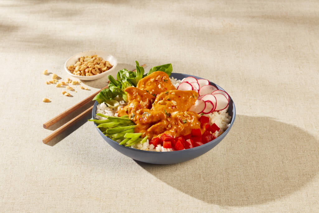 Bol de poulet coco à la thaïlandaise olymel