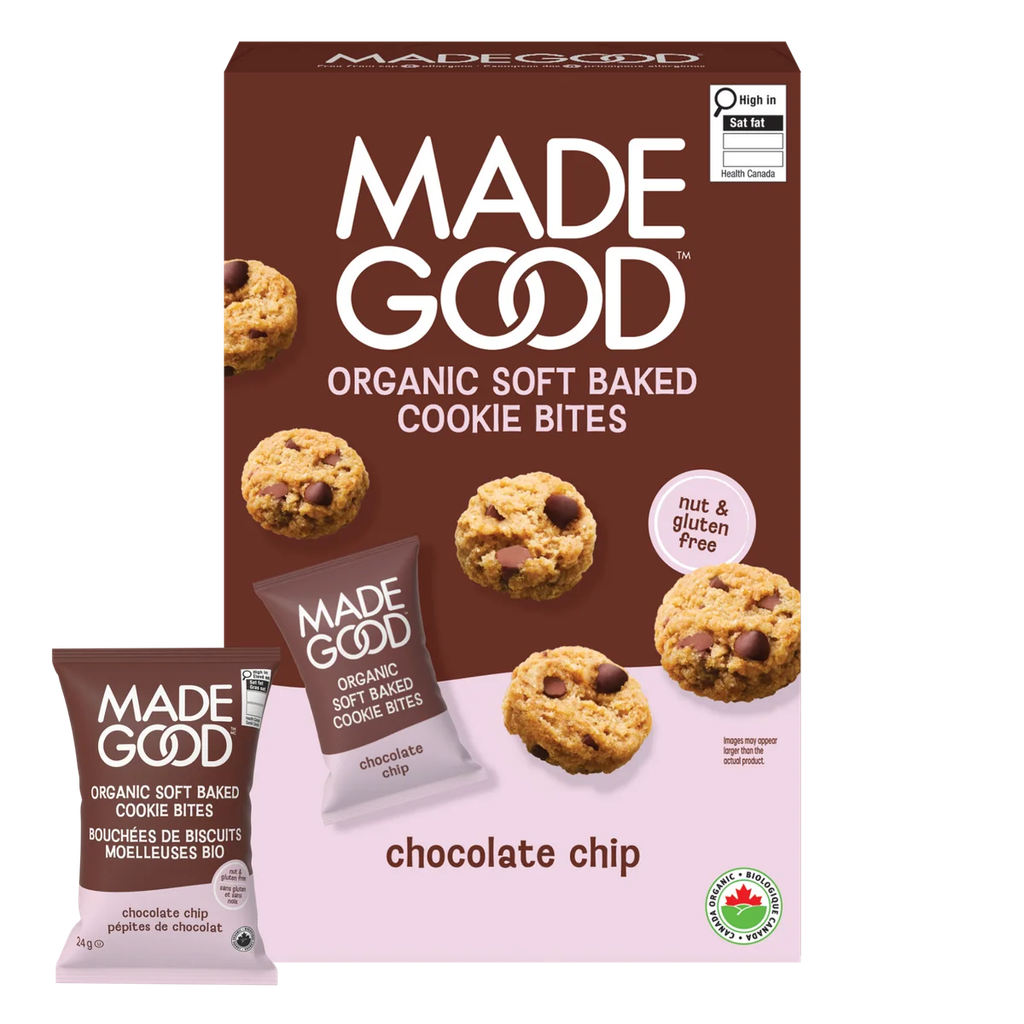 Bouchées de biscuits moelleuses aux pépites de chocolat